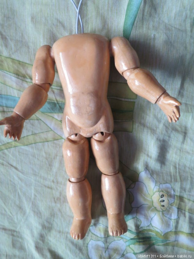 Рождение... Кестнер 143 — Реставрация антикварных кукол: ремонт фарфора (фото 4)