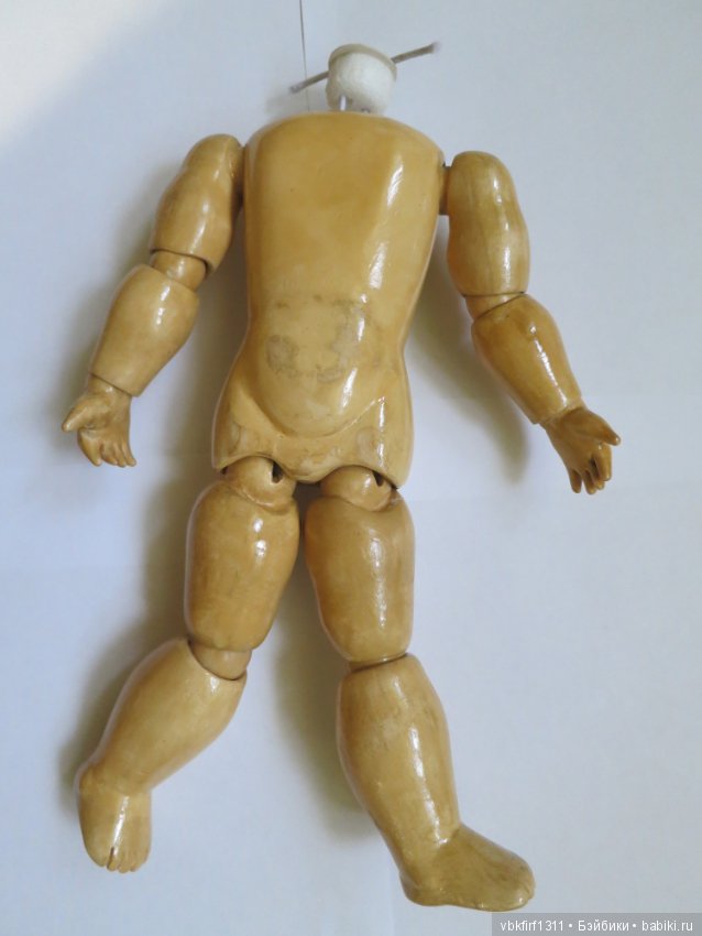 Рождение... Кестнер 143 — Реставрация антикварных кукол: ремонт фарфора (фото 9)