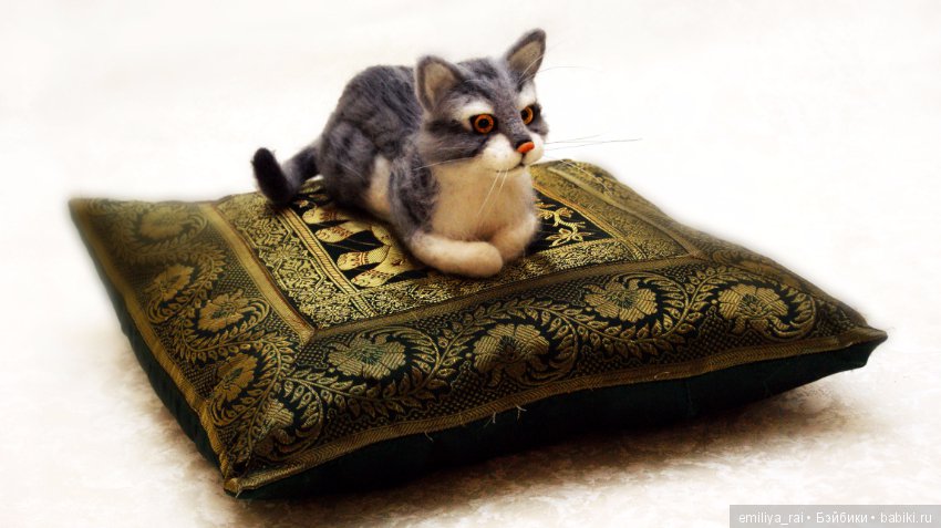 Котик Толик. Сухое валяние (фото 2)