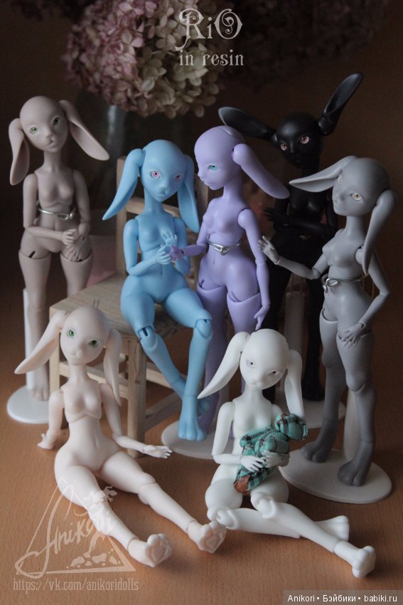 Новые заюшки в полиуретане. Заячья армия