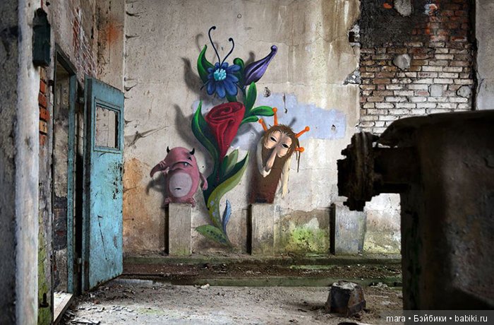 Монстры на стенах зданий — Мир искусства и творчества: стимпанк (фото 3)