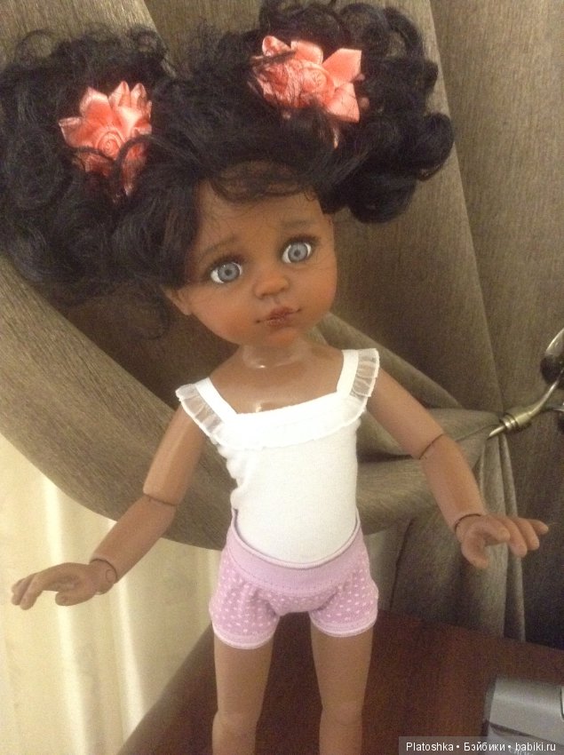 Негритята — ООАК Paola Reina (Паола Рейна) и испанских кукол: перерисовка (фото 4)