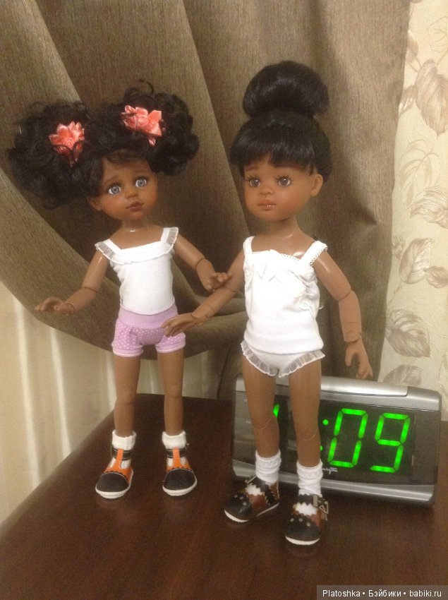 Негритята — ООАК Paola Reina (Паола Рейна) и испанских кукол: перерисовка (фото 9)