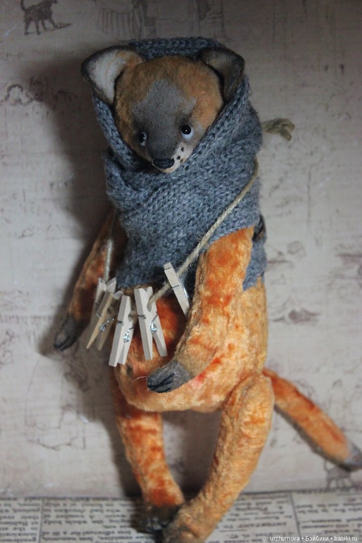 Зимние постирушки, игрушка ручной работы (фото 4)