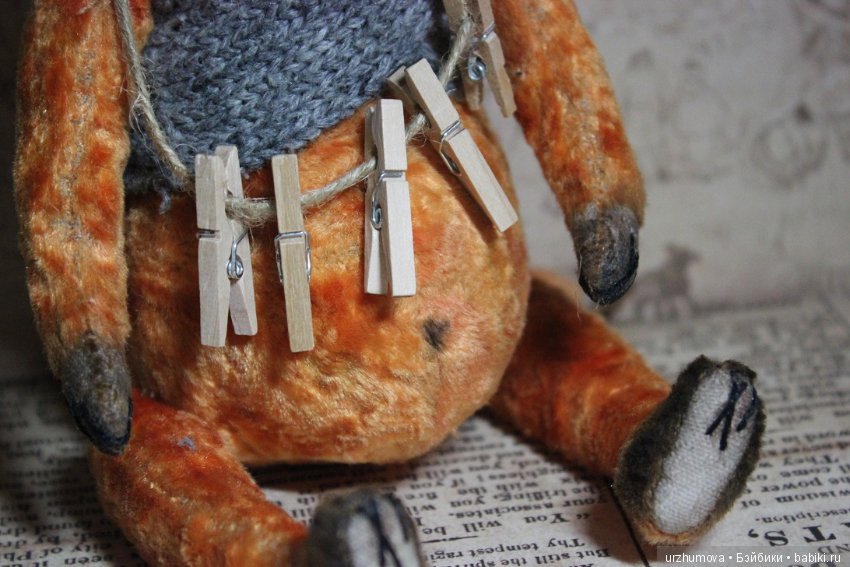 Зимние постирушки, игрушка ручной работы (фото 2)