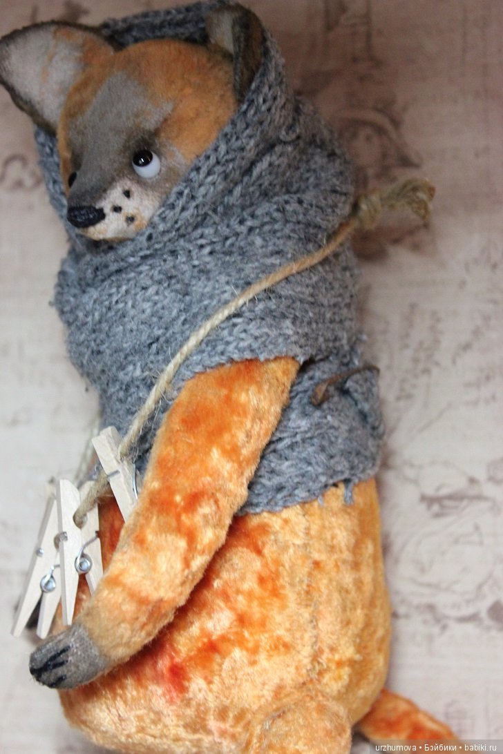 Зимние постирушки, игрушка ручной работы (фото 5)