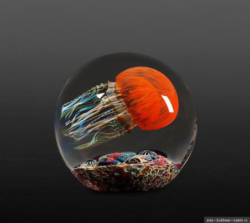 Удивительные медузы из стекла (фото 9)