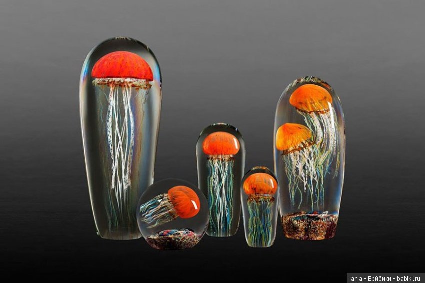 Удивительные медузы из стекла (фото 4)