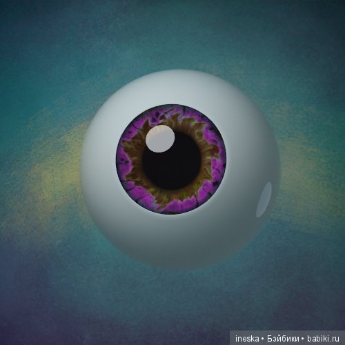 Глазки с эльфийским дизайном для бжд и реборнов (фото 5)