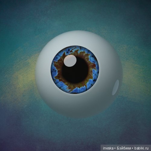 Глазки с эльфийским дизайном для бжд и реборнов (фото 3)