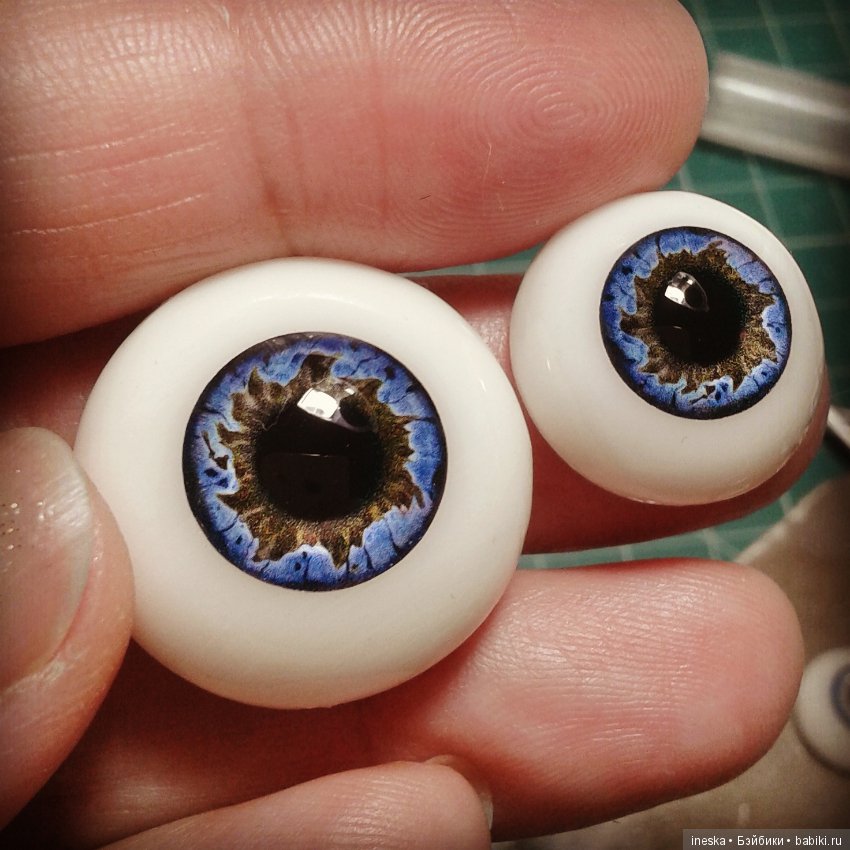 Глазки с эльфийским дизайном для бжд и реборнов (фото 2)