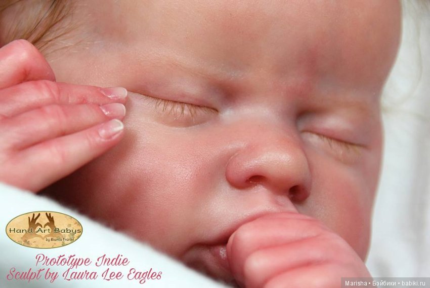 Малышка Indie, прототип от Bianca Frankeby. Молд скульптора Laura Lee Eagles (фото 4)