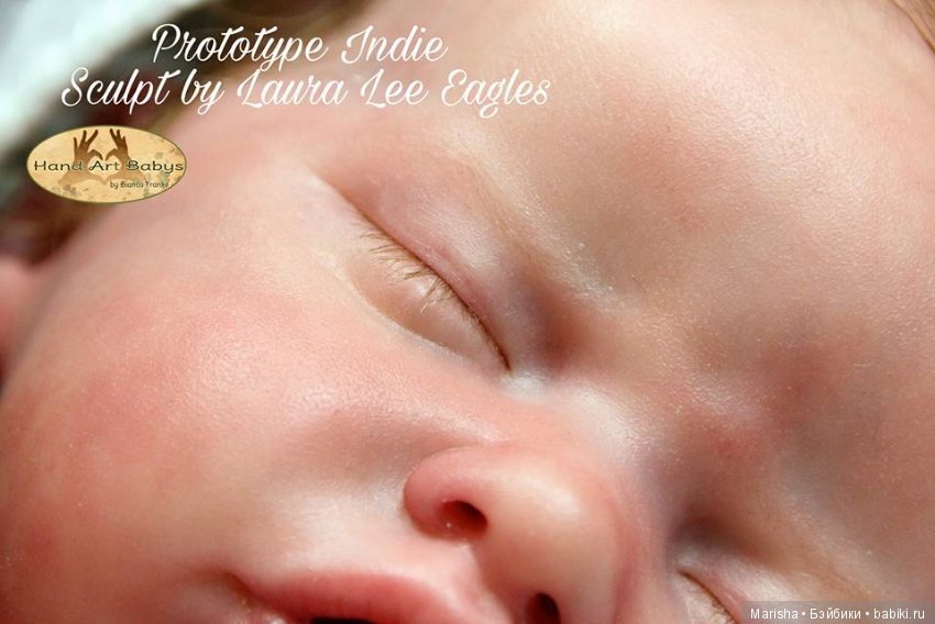Малышка Indie, прототип от Bianca Frankeby. Молд скульптора Laura Lee Eagles (фото 9)