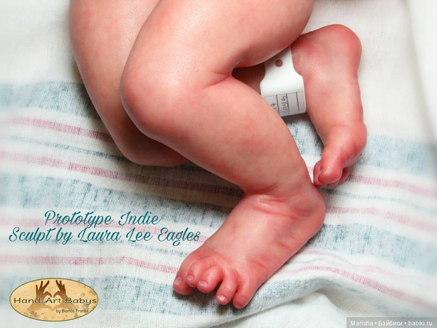 Малышка Indie, прототип от Bianca Frankeby. Молд скульптора Laura Lee Eagles (фото 7)