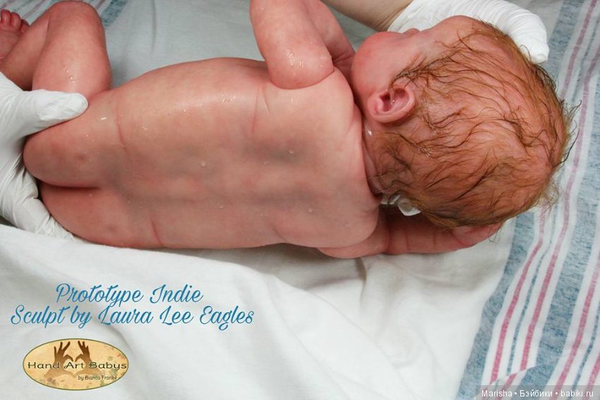 Малышка Indie, прототип от Bianca Frankeby. Молд скульптора Laura Lee Eagles (фото 8)