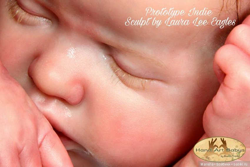 Малышка Indie, прототип от Bianca Frankeby. Молд скульптора Laura Lee Eagles (фото 3)