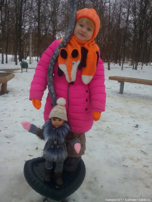 Связали зверошарфик-котик и шапочку, пока болели