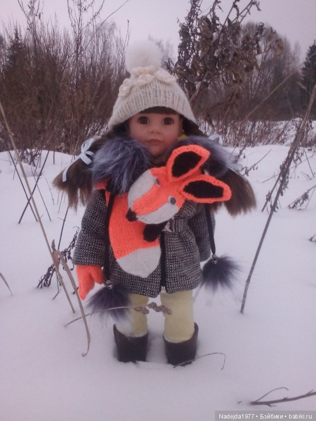 Связали зверошарфик-котик и шапочку, пока болели