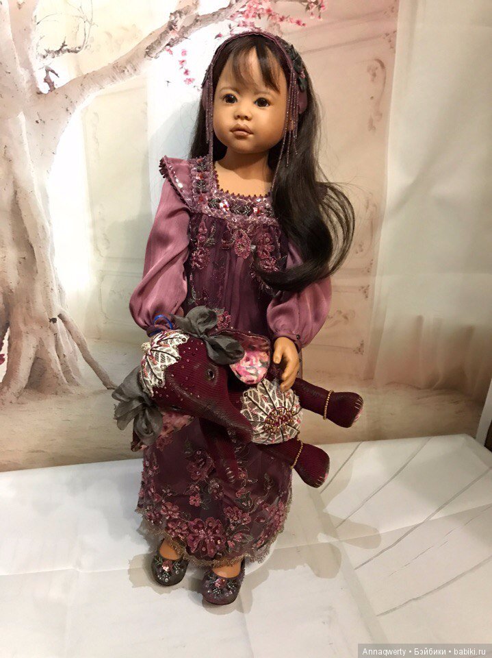 Девочка со слоненком — Куклы Heidi Plusczok (Хайди/Хейди Плюсчок) — фото (фото 4)