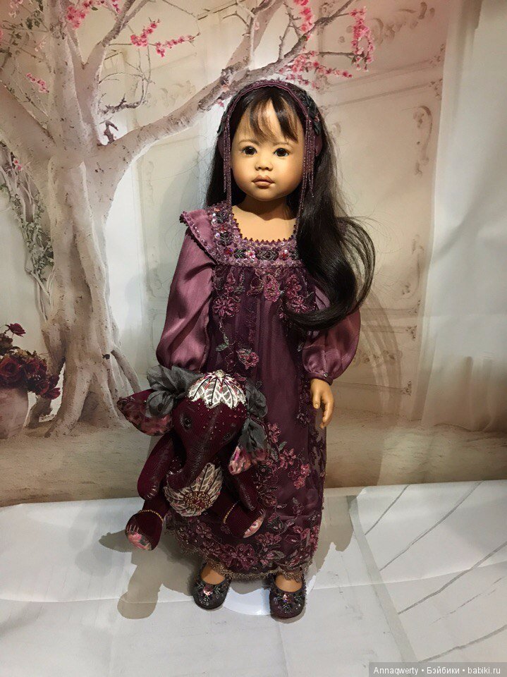 Девочка со слоненком — Куклы Heidi Plusczok (Хайди/Хейди Плюсчок) — фото (фото 3)