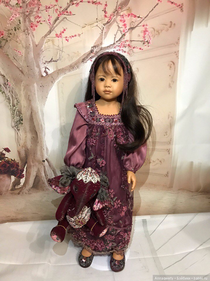 Девочка со слоненком — Куклы Heidi Plusczok (Хайди/Хейди Плюсчок) — фото (фото 5)