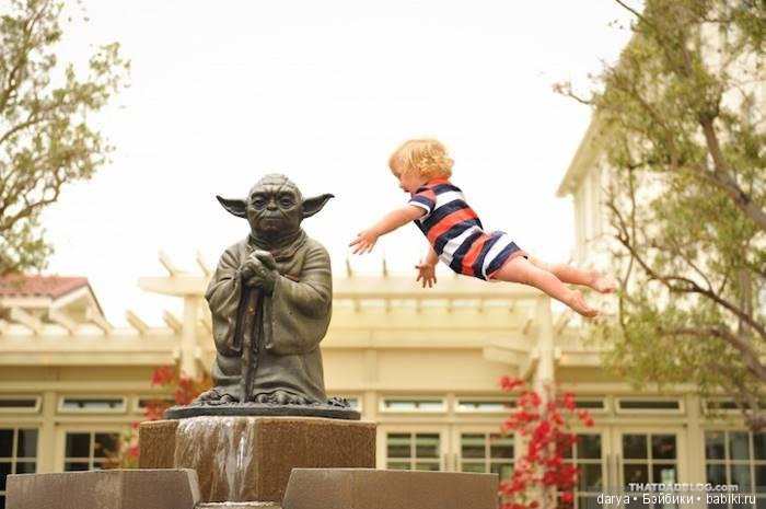 «Летающий» ребенок — Дети: красивые фото