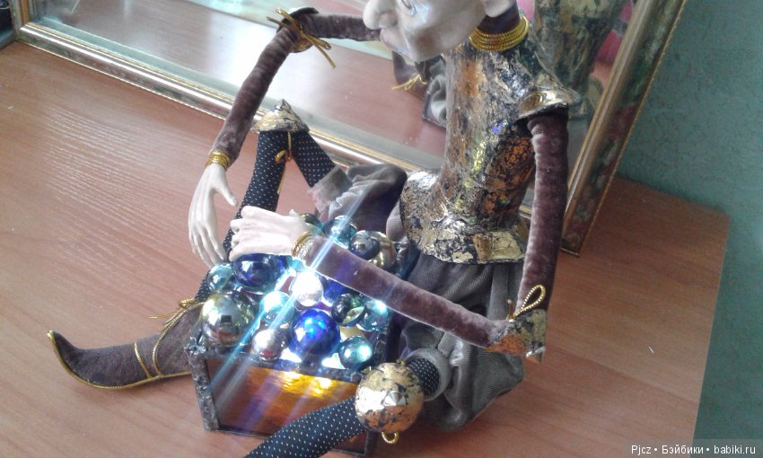 Непутевый Кащеюшка — Авторские куклы из дерева (фото 2)