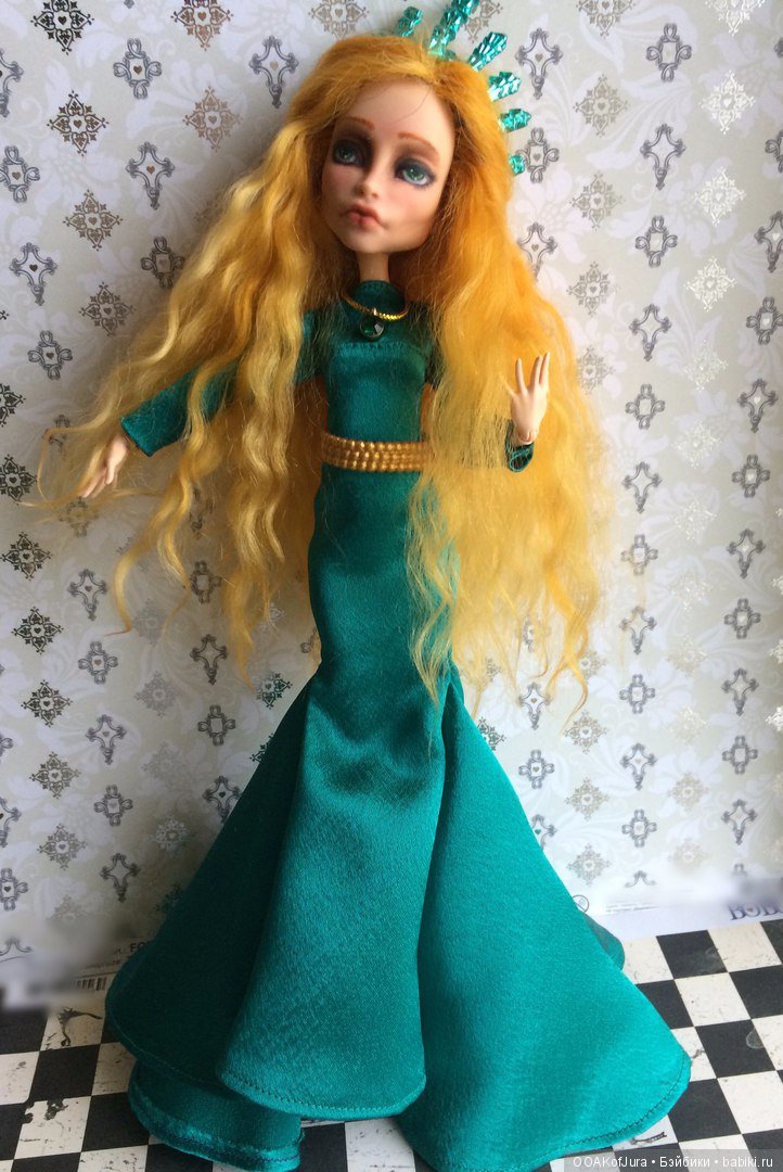 Лорелия — ООАК Monster High и Ever After High: репейнт (фото 4)