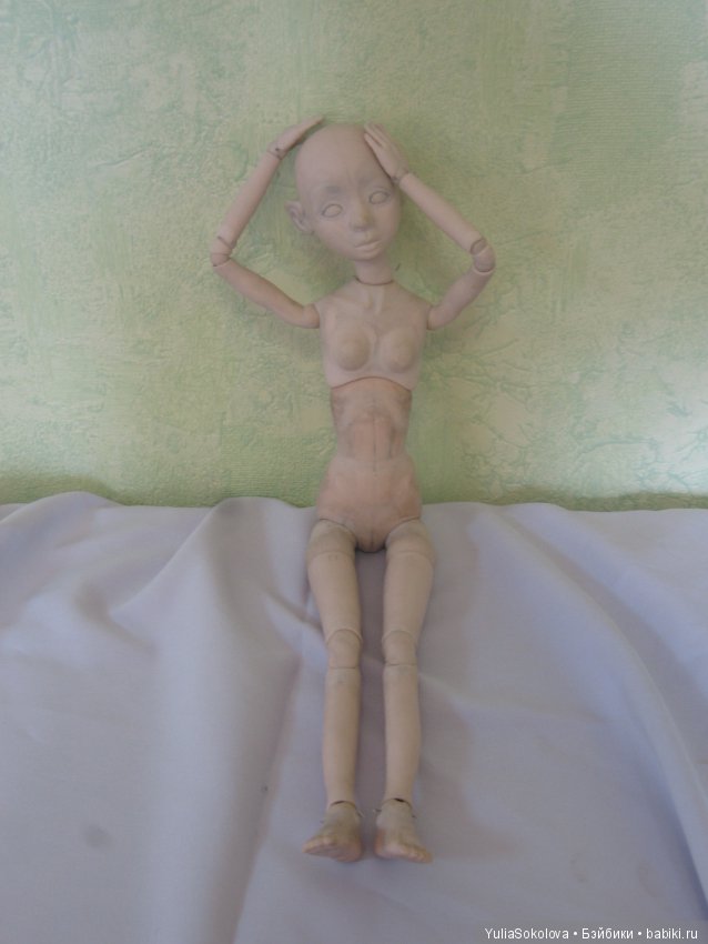 Мастер-модель в процессе. Шарнирные Куклы Юлии Соколовой (фото 8)