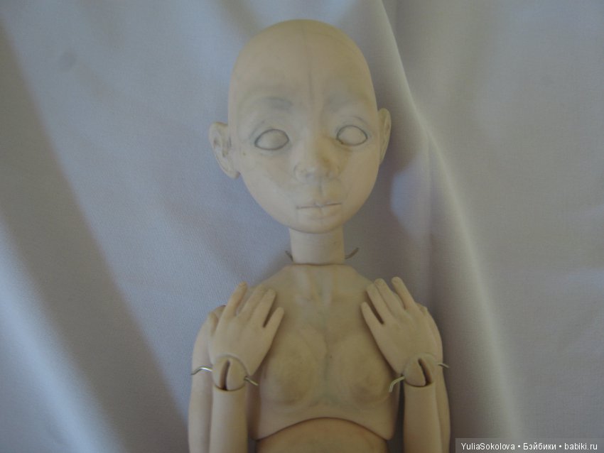 Мастер-модель в процессе. Шарнирные Куклы Юлии Соколовой