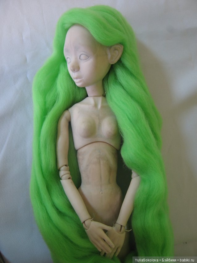 Мастер-модель в процессе. Шарнирные Куклы Юлии Соколовой