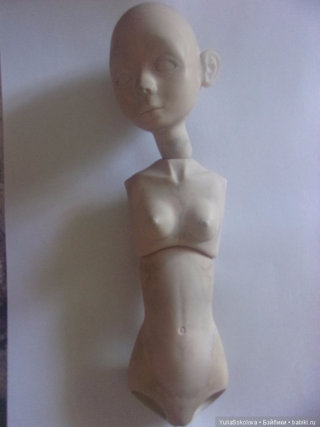 Мастер-модель в процессе. Шарнирные Куклы Юлии Соколовой