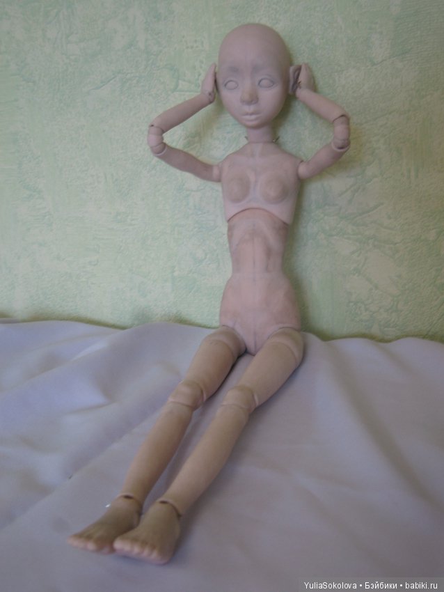 Мастер-модель в процессе. Шарнирные Куклы Юлии Соколовой