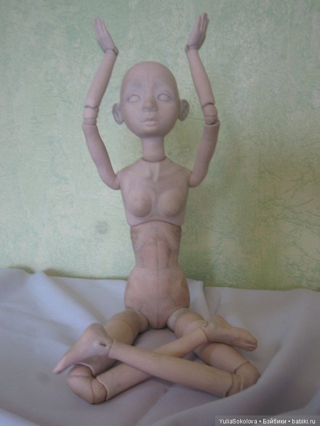 Мастер-модель в процессе. Шарнирные Куклы Юлии Соколовой