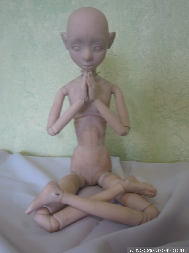 Мастер-модель в процессе. Шарнирные Куклы Юлии Соколовой