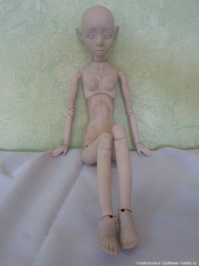 Мастер-модель в процессе. Шарнирные Куклы Юлии Соколовой