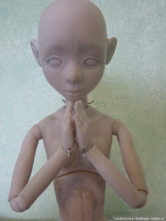 Мастер-модель в процессе. Шарнирные Куклы Юлии Соколовой