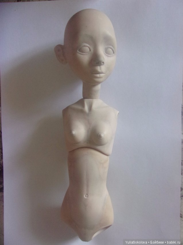 Мастер-модель в процессе. Шарнирные Куклы Юлии Соколовой