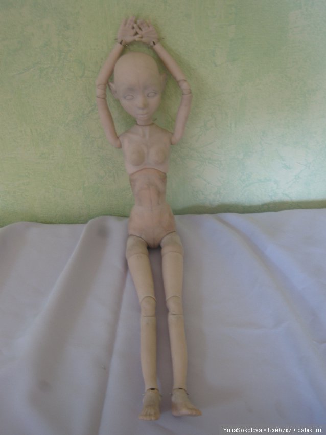 Мастер-модель в процессе. Шарнирные Куклы Юлии Соколовой (фото 10)