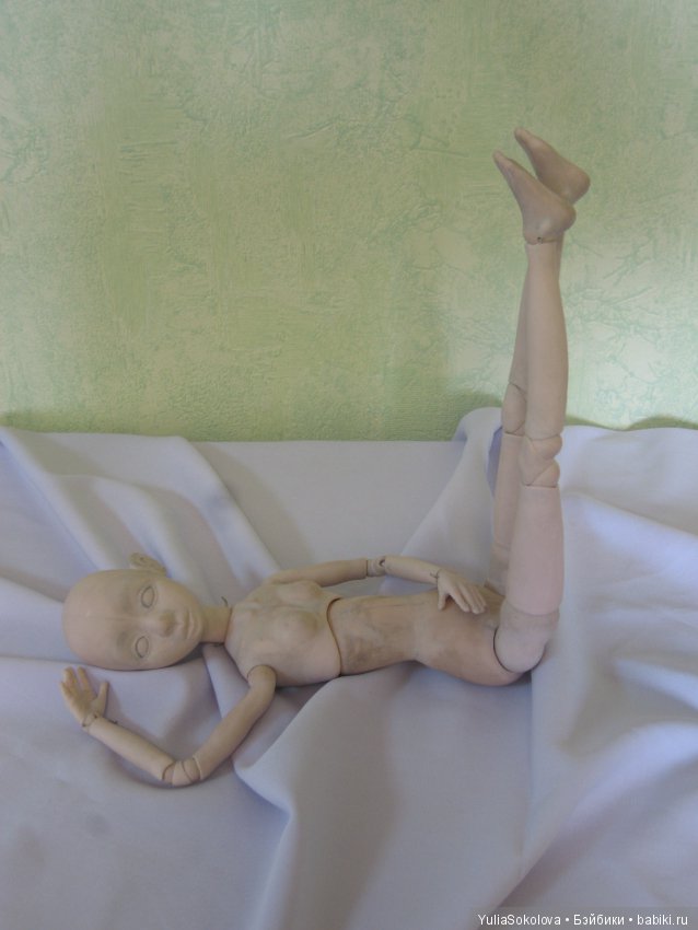 Мастер-модель в процессе. Шарнирные Куклы Юлии Соколовой (фото 3)