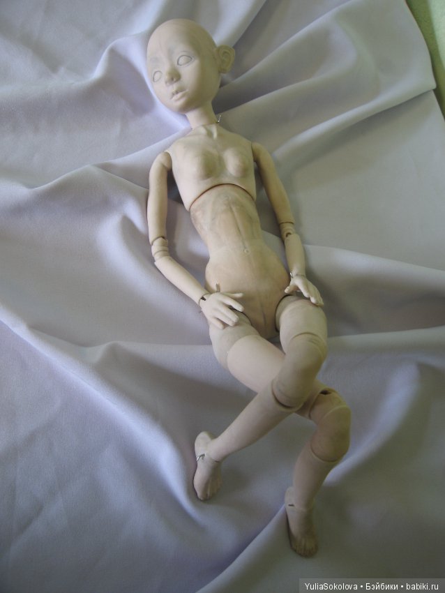 Мастер-модель в процессе. Шарнирные Куклы Юлии Соколовой