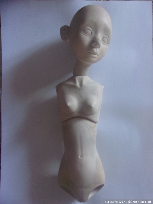 Мастер-модель в процессе. Шарнирные Куклы Юлии Соколовой