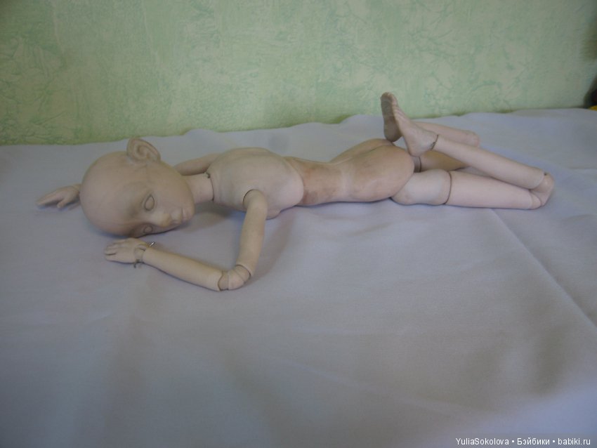 Мастер-модель в процессе. Шарнирные Куклы Юлии Соколовой