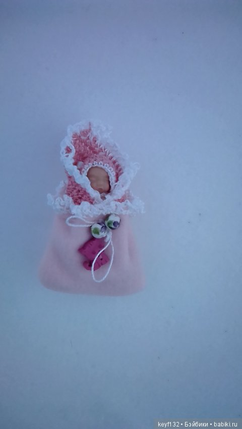 Виолетта - авторская мини кукла Ланы (фото 2)