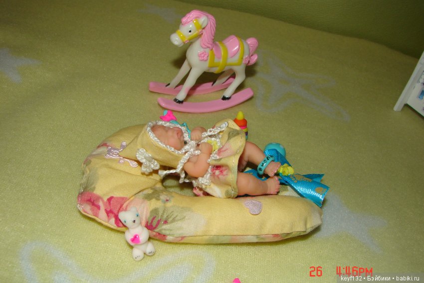 Виолетта - авторская мини кукла Ланы (фото 7)