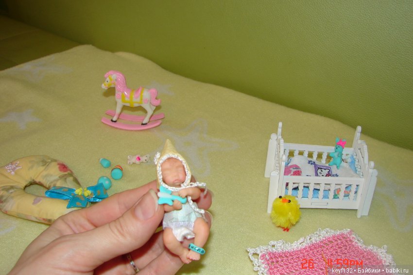 Виолетта - авторская мини кукла Ланы (фото 10)