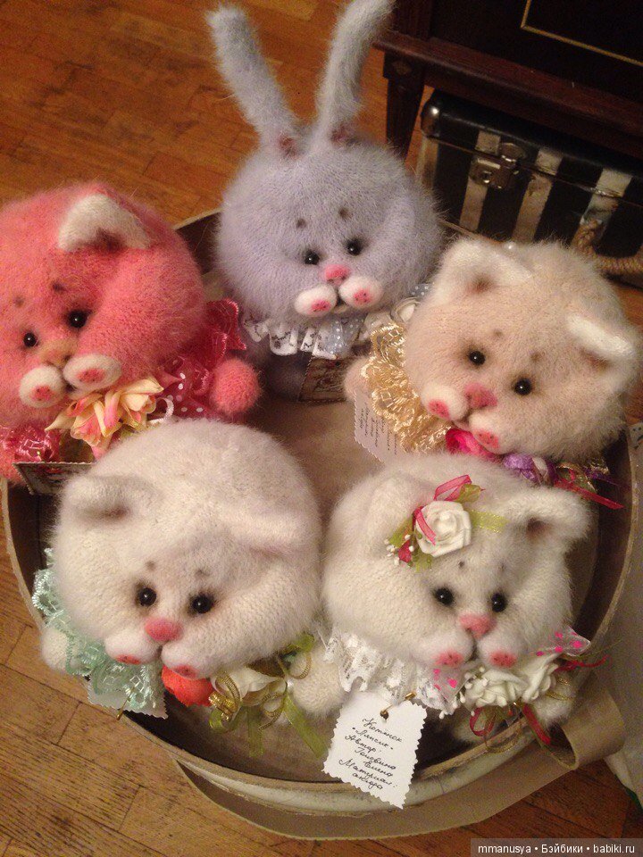 Ляпсики - игрушки вязанные спицами (фото 3)