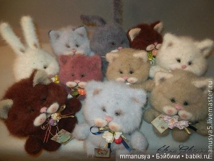 Ляпсики - игрушки вязанные спицами