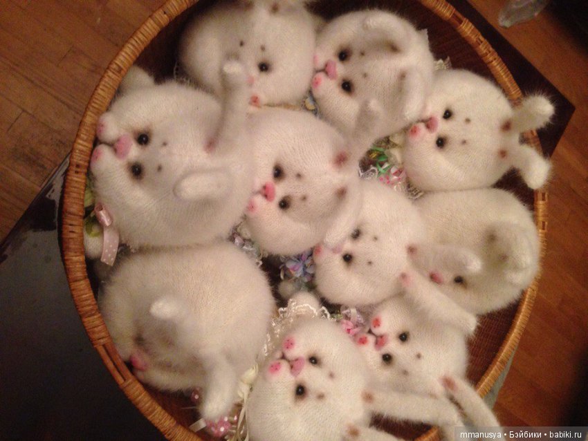 Ляпсики - игрушки вязанные спицами (фото 4)