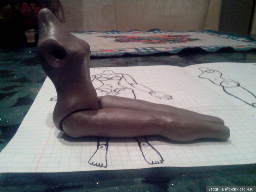 Мои попытки создать свою шарнирную куклу. Часть 3